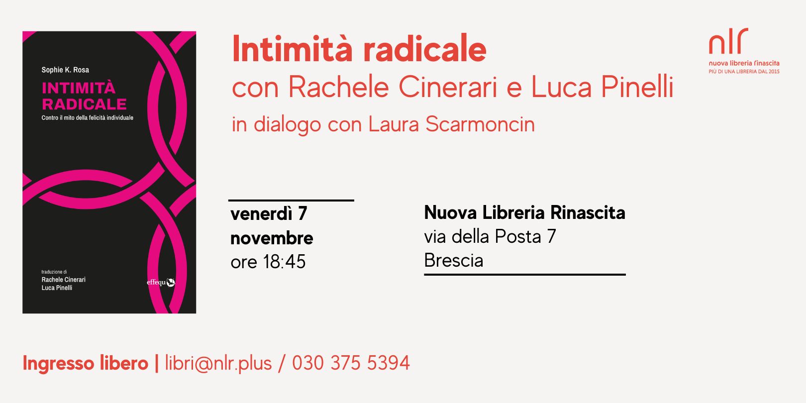Banner intimità radicale